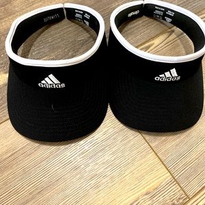 Set of two adidas visors